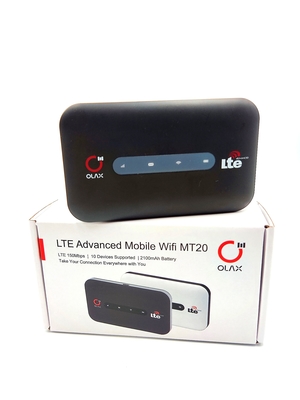 Bộ định tuyến Wifi 4G mini màu đen có khe cắm thẻ sim Modem Wifi di động