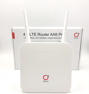 Trang chủ Olax Ax6 Pro Bộ định tuyến Wifi 4G LTE CPE không dây tốc độ 300Mbps Cat4 4000mah
