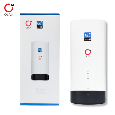 Olax G5018 Modem CPE 5G mới WiFi6 Modem không dây 5G router với khe cắm thẻ SIM