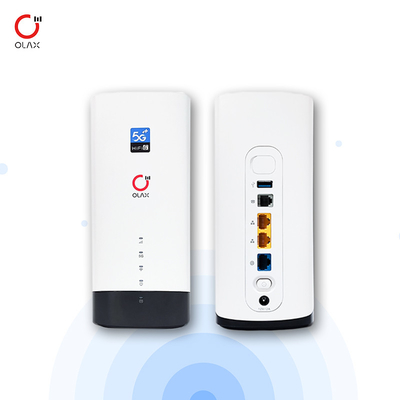 Olax G5018 5G CPE Modem WiFi6 Wireless Modem Đường bộ định tuyến 5G không dây WIFI di động với khe cắm thẻ SIM