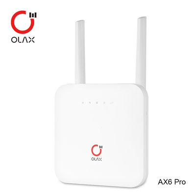 Bộ định tuyến không dây LTE 4G CPE công nghiệp Thẻ SIM Hỗ trợ Modem WAN / LAN 32 thiết bị OLAX AX6 PRO